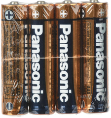 Батарейки Panasonic Alkaline Power лужные AAA плёнка, 4 шт LR03APB/4P фото