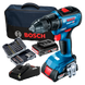 Акумуляторний безщітковий дриль-шуруповерт Bosch GSR 18V-50 (2х2,0 Ah, сумка, набір біт) (06019H5004) 06019H5004 фото 1