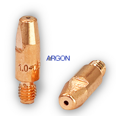 Контактный наконечник для горелки М6 1,0mm L=28mm (Argon) 140.0242.AR фото