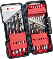 Набір свердел по металу Bosch HSS PointTeQ, ToughBox 1-10 мм (18 штук) 2608577350 фото