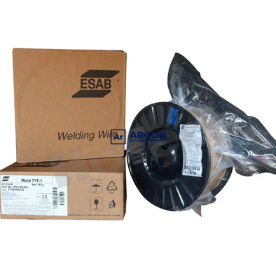 Зварювальний порошковий дріт ESAB Weld 71T Ф1,2 мм (катушка 15 кг) 15T412249V фото