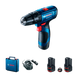 Аккумуляторная ударная дрель-шуруповерт Bosch GSB 120-Li (2х2,0 Ah, кейс) (06019G8100) 06019G8100 фото 1