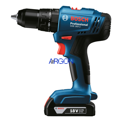 Аккумуляторная ударная дрель-шуруповерт Bosch GSB 183-Li (2х2,0 Ah, кейс) (06019K9100) 06019K9100 фото