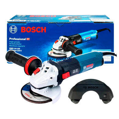 Угловая шлифмашина (болгарка) Bosch GWS 14-125 (1400 Вт, 125 мм) (06017D0100) 06017D0100 фото