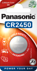 Батарейки Panasonic CR-2450EP/1B CR2450 BL 1 шт. CR-2450EP/1B фото