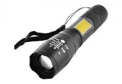 Фонарик светодиодный LED на аккамуляторе с зарядкой от USB Flashlight фото