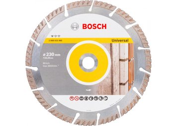 Алмазний відрізний круг (диск) Bosch 230x22,23 Standard for Universal 2608615065 фото