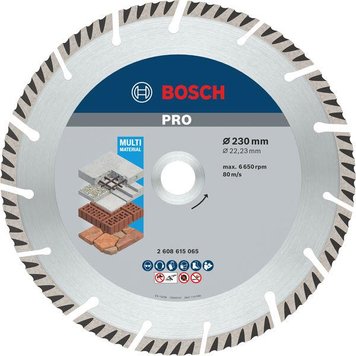 Алмазний відрізний круг (диск) Bosch 230x22,23 Pro for Universal (2608615065) 2608615065 фото