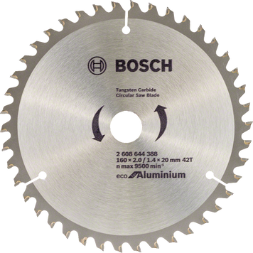 Пильный диск Bosch ECO ALU/Multi 160*20/16-4 (2608644388) 2608644388 фото