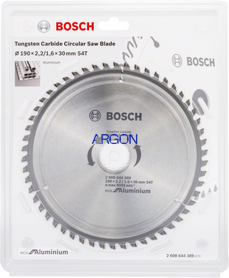Пильний диск Bosch ECO ALU/Multi 190*30-54Т (2608644389) 2608644389 фото