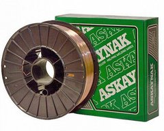 Проволока омедненная Askaynak SG-2 Ф0,8 мм (15кг) (Св08Г2С-О)