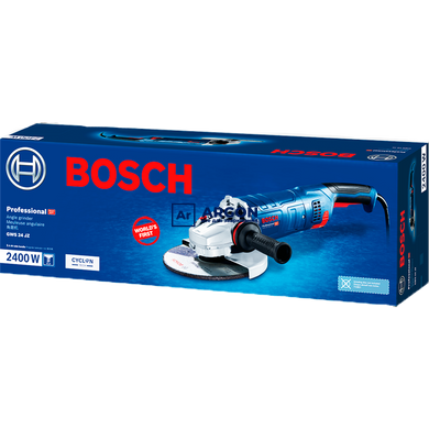 Кутова шліфмашина (болгарка) Bosch GWS 24-230 JZ (2400 Вт, 230 мм) (06018C3300) 06018C3300 фото