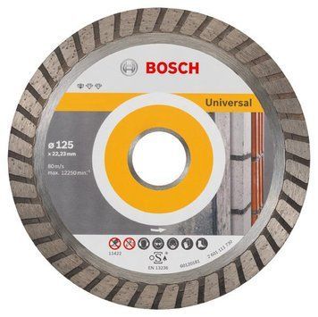 Алмазный круг отрезной (диск) универсальный Bosch 125x22,23 (2608602394) 2608602394 фото