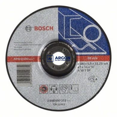 Круг зачистной по металлу Bosch 180х6.0 2608600315 фото