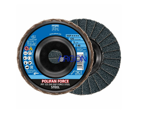 Круг лепестковый Pferd POLIFAN Force 125-M Z40 SGP STEEL 189085 фото