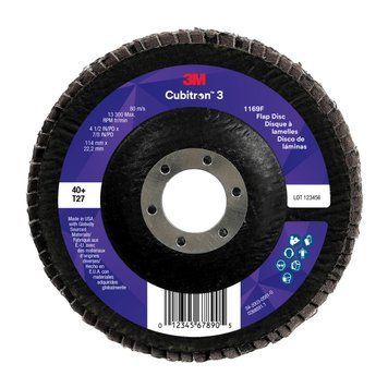 Лепестковый круг Cubitron 3 125 Р40 1169F 3M 18953 фото