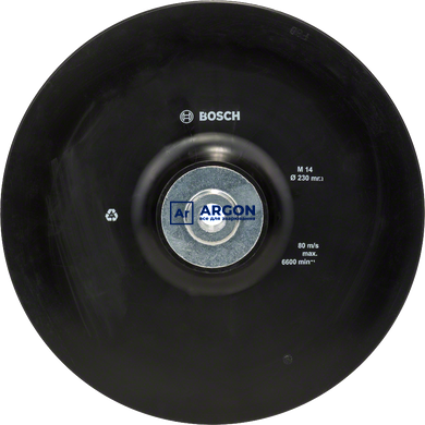 Опорна тарілка (оправка) для фібрових кругів BOSCH 230 мм 2608601210 фото