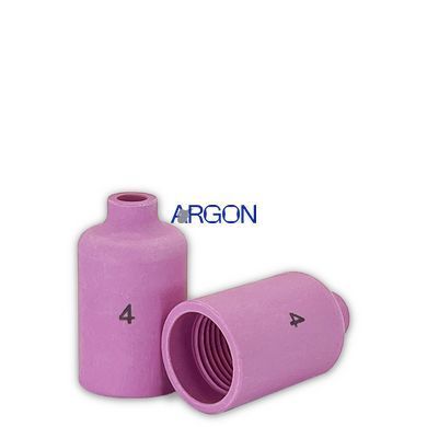 Керамічне сопло для стандартної газової лінзи TIG №4 WP-17/18/26 (Argon) 701.0420.AR фото