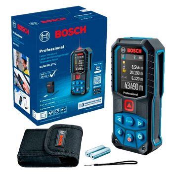 Лазерний далекомір Bosch GLM 50-27 C (50 м) (0601072T00) 0601072Т00 фото