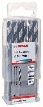 Сверло по металлу BOSCH HSS PointTeQ, 6,5x63 мм 2608577233 фото