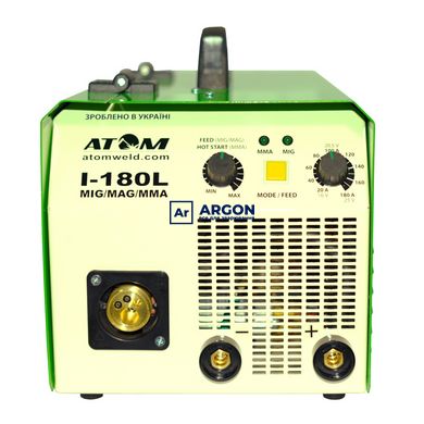 Зварювальний напівавтомат Атом І - 180L MIG/MAG (з пальником MB 15, та кабелем маси 2м) ATOM-180L.2 фото