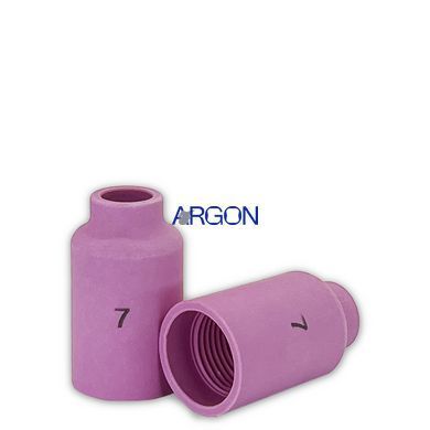 Керамічне сопло для стандартної газової лінзи TIG №7 WP-17/18/26 (Argon) 701.0423.AR фото