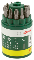 Набір біт для загвинчування Bosch 10шт 2607019452 фото