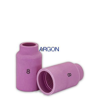 Керамическое сопло для стандартной газовой линзы TIG №8 WP-17/18/26 (Argon) 701.0424.AR фото
