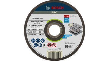 Круг отрезной Bosch 125x1,0 Pro for Inox (2608626113) 2608626113 фото