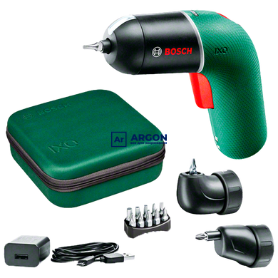 Акумуляторна викрутка Bosch IXO 6 Classic (футляр, набір біт) (06039C7122) 06039C7122 фото