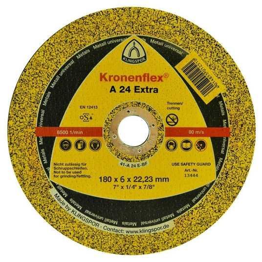 Круг зачисний (шліфувальний) 180х6 Klingspor A 24 Extra 13444