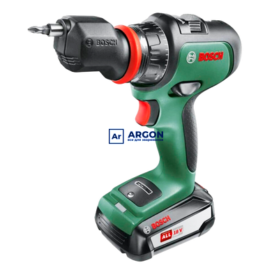 Акумуляторний безщітковий дриль-шуруповерт Bosch AdvancedDrill 18 (2х2,5 Ah, кейс, 3 адаптера) (0603 06039B5003 фото