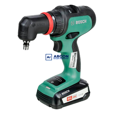 Акумуляторний безщітковий дриль-шуруповерт Bosch AdvancedDrill 18 (2х2,5 Ah, кейс, 3 адаптера) (0603 06039B5003 фото